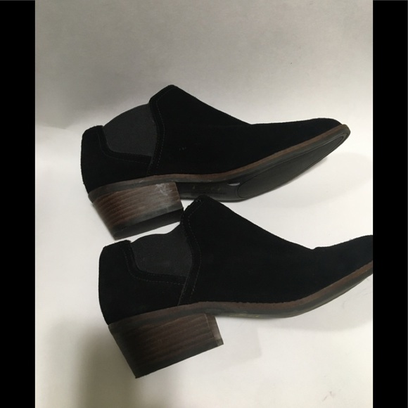 Lucky Brand FRONA CHELSEA Suede Black Ankle Boot - Picture 7 of 13